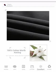 Detail of 100% cotton fabric showing breathable texture and natural cotton fibers