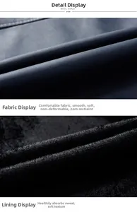 Close-up detail of smooth lychee grain leather exterior and soft thermal fleece lining