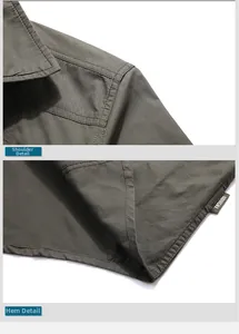 Detailed view of heavy cotton twill fabric with double stitching and fashion label