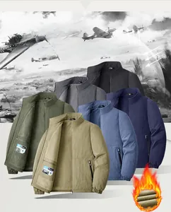 Detailed view of winter fleece jackets in six colors with warm thermal inner lining