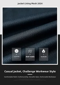 Macro shot of breathable dark blue honeycomb mesh lining with anti-static fabric texture