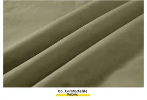 Close-up of olive green fleece fabric showing soft texture and comfortable material detail
