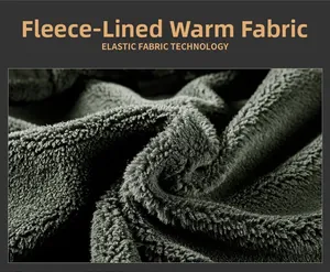 Macro shot of high-quality deep gray thick fleece warm fabric for winter jacket