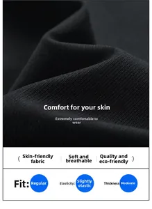 Detail of black rib-knit fabric texture with skin-friendly soft breathable features