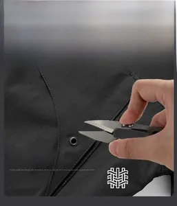 Detail showing high-strength scratch-resistant tech fabric with 10000+ abrasion test cycles