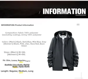 Detail of water-resistant outdoor jacket featuring adjustable drawstring hood and velcro cuffs