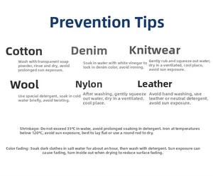 Care guide for baseball jackets with detailed washing tips for cotton and leather materials