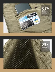 Detail showing inner mesh lining and secure zipper pocket on outdoor functional jacket
