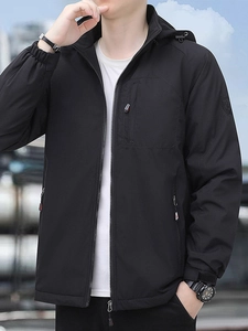 Men Outdoor Windbreaker Jacket Fleece Lined Windproof Waterproof Hooded Outerwear Loose Casual Multi-Pocket Winter Coat Men Tops