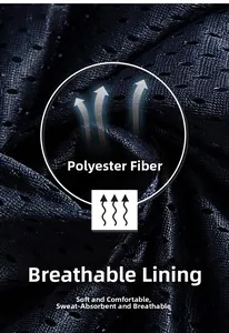 Detail des atmungsaktiven Mesh-Futters aus Polyester für Herren Outdoor-Anglerwesten