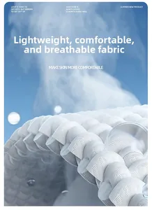 Macro shot of 3D breathable fabric with wave texture for casual cargo pants