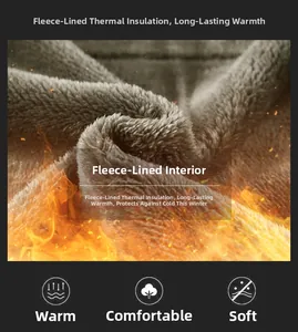 Macro view of thick thermal polar fleece lining for winter outdoor jacket insulation