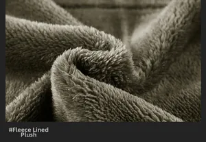 Macro shot of thick and soft polar fleece lining for enhanced warmth and texture