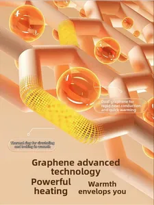 3D visualization of graphene fiber structure showing rapid thermal heating process
