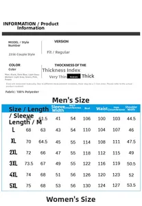 Detailed size guide table for men outdoor camouflage jacket with M to 5XL measurements