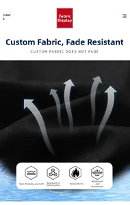 Detail showing the black faux suede fabric texture with thermal fleece lining features