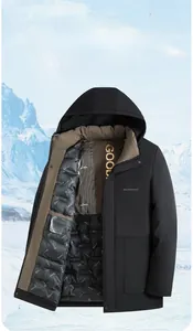 Close-up of insulated thermal lining on a winter jacket showing double-sided wear feature