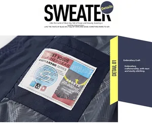 Detail view of water-resistant outdoor jacket with 20000mm rating and embroidery