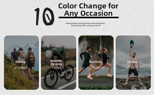 Collage of four athletic outdoor scenes showing durable shorts for running and cycling
