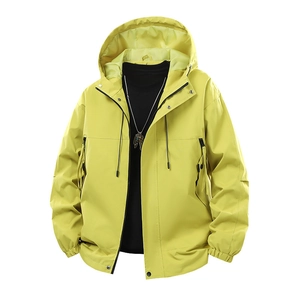 Veste à Capuche pour Femmes Décontractée Coupe-Vent Ample Extérieur Manteau Zippé Couleur Unie Vêtement Sport Mode Veste