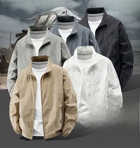 Détails des vestes de protection solaire pour hommes en cinq couleurs variées