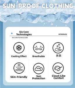 Men's cooling sun protection shirt featuring breathable and UV resistant tech fabric