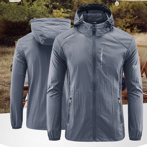 Lightweight UV Protection Sun Clothing For Men Women Breathable Outdoor Hooded Windbreaker Packable Sport Coat Jacket