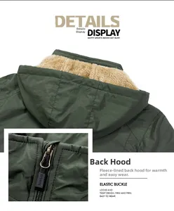 Close-up of winter jacket with thick fleece lining and durable metal sports zipper