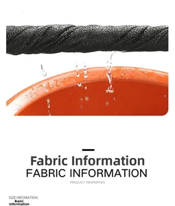 Detailed view of black textured fleece fabric demonstrating water absorption and permeability