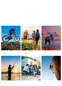 Outdoor-Weste für verschiedene Aktivitäten wie Wandern, Angeln, Camping und Klettern