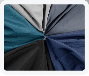 Detail of high-stretch fabric in various colors for lightweight sun protection jackets
