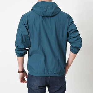 Veste de protection solaire homme, coupe-vent respirant à séchage rapide pour sport plein air