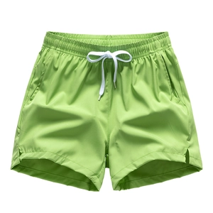 Men's Casual Sports Shorts Quick Dry Breathable Drawstring Elastic Waist Side Slits Pocket Running Training Summer Shorts