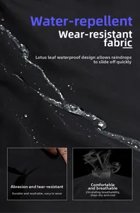 Détail du tissu de veste outdoor camouflage imperméable et résistant aux rayures