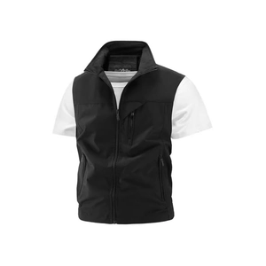 Outdoor Angelweste für Herren mit vielen Taschen und atmungsaktivem Stehkragen