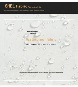 Gros plan d'un tissu blanc imperméable montrant des gouttes d'eau sur la surface