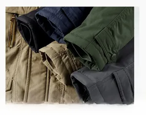 Close-up of durable fabric textures and adjustable cuffs in five various colors