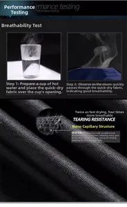 Détail du tissu de sport respirant à séchage rapide avec structure de nano-ventilation