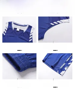 Detail view of V-neckline, elastic waistband, and breathable mesh fabric on sports set