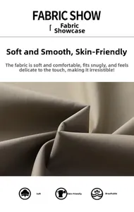Macro detail of breathable khaki twill fabric with soft skin-friendly texture and sheen