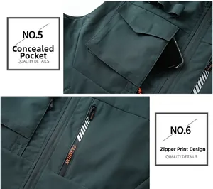 Detail of hidden inner pocket and fashion printed zipper on outdoor functional vest