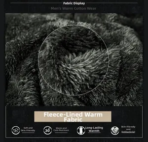 Macro view of black fleece lining detail showing soft texture and thermal lock lining