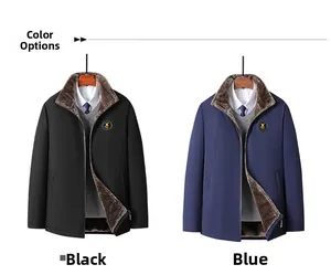 Close-up of winter jackets showing warm fleece collar and interior lining details
