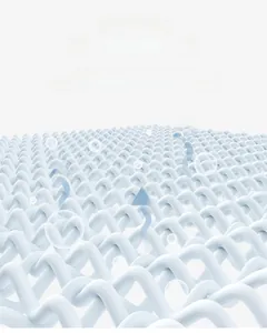 Structure macro 3D illustrant la technologie respirante et de refroidissement des vestes