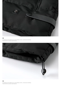 Detailed macro view of high-quality metal snap buttons and elastic drawstring on vest