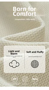 Macro shot of cream nylon jacket fabric showing soft waffle knit texture and premium quality