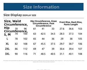 Detailed size chart for vintage straight-leg jeans with waist and hip measurements