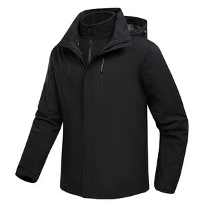 Professional 3-In-1 Outdoor Jacket Waterproof Windproof Warm Fleece Lining Hooded Mountain Parka For Men And Women Winter Sporty Top