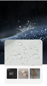Détail de la texture du tissu d'extérieur imperméable, oléofuge et résistant aux taches