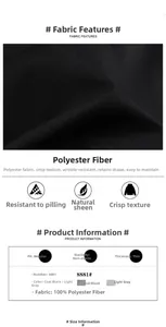 Detailed view of 100% polyester fabric texture and material features of a men's baseball jacket